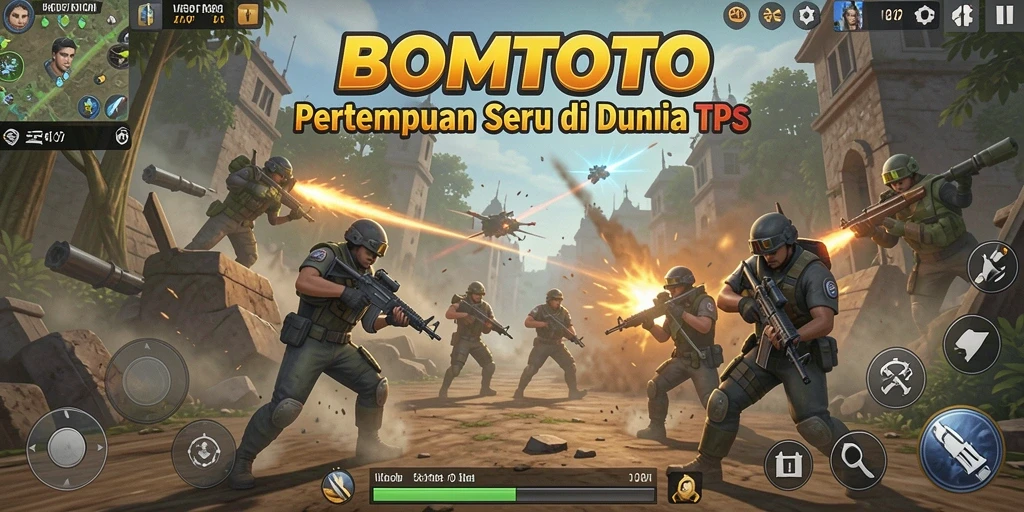 Screenshot gameplay BOMTOTO dengan aksi seru dan grafis detail.