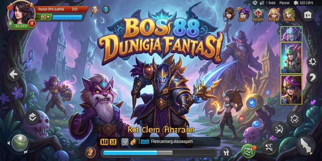 Tampilan gameplay BOS88 yang memukau dengan elemen petualangan.
