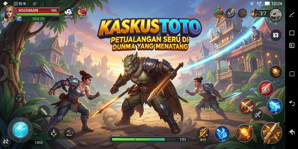 Tampilan gameplay KASKUSTOTO yang menakjubkan dan penuh petualangan.