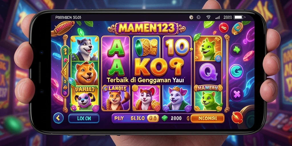 Tampilan gameplay MAMEN123 yang mengasyikkan dan penuh warna.