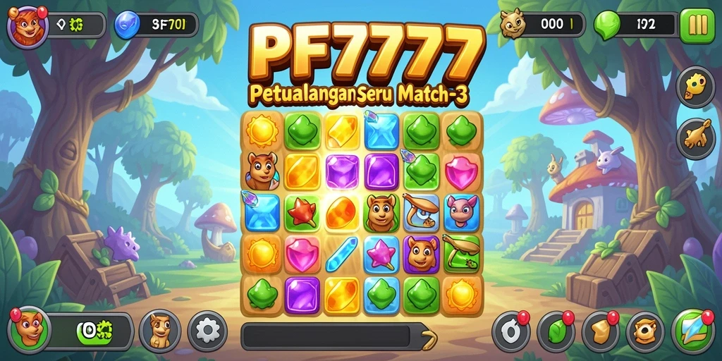 Tampilan gameplay PF777 dengan berbagai kombinasi warna menakjubkan.