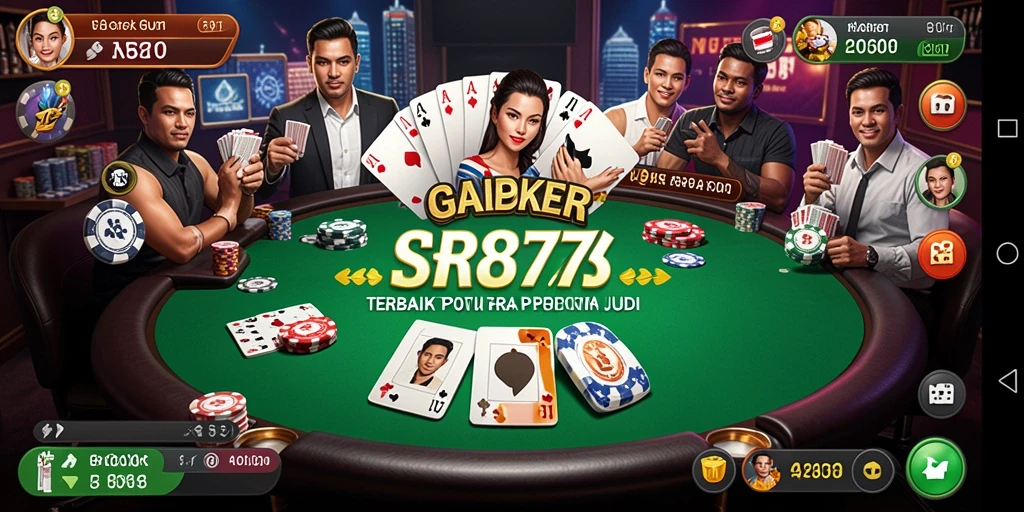 Tampilan gameplay Poker yang menarik di SR877.