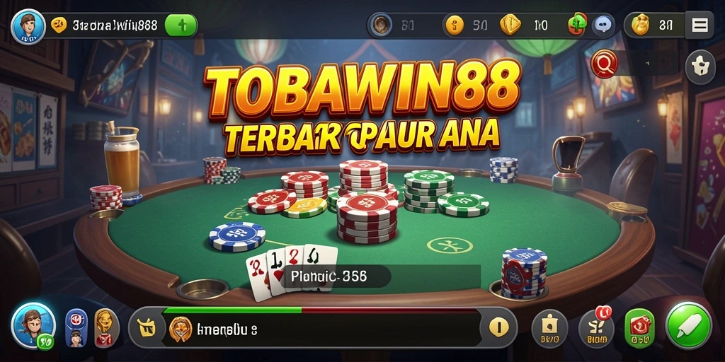 Tampilan gameplay seru dalam TOBAWIN88 saat bermain QiuQiu.