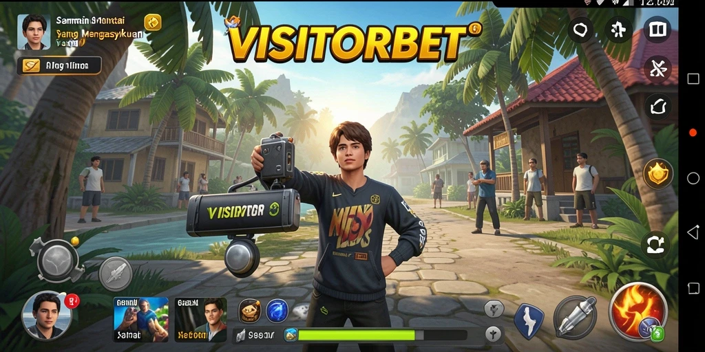 Tampilan menarik dan gameplay menyenangkan di VISITORBET.