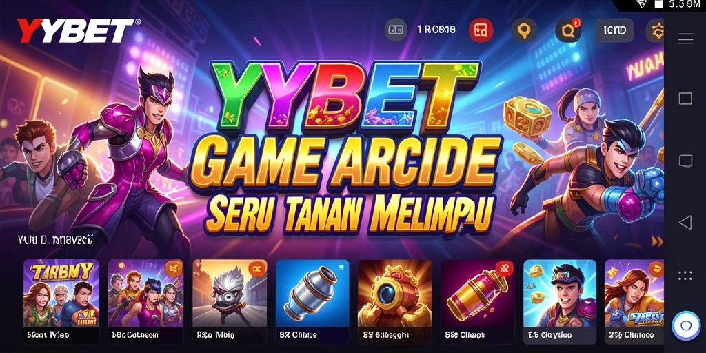 Gameplay seru YYBET dalam suasana Arcade yang memikat.
